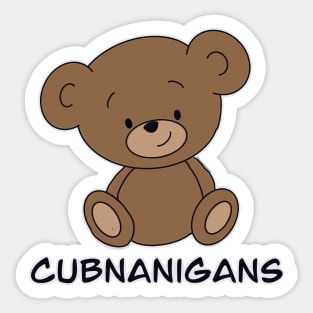 Cubnanigans Sticker